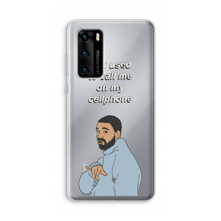 Hotline bling: Huawei P40 Transparant Hoesje