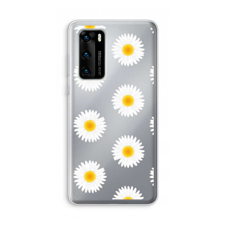 Margrietjes: Huawei P40 Transparant Hoesje
