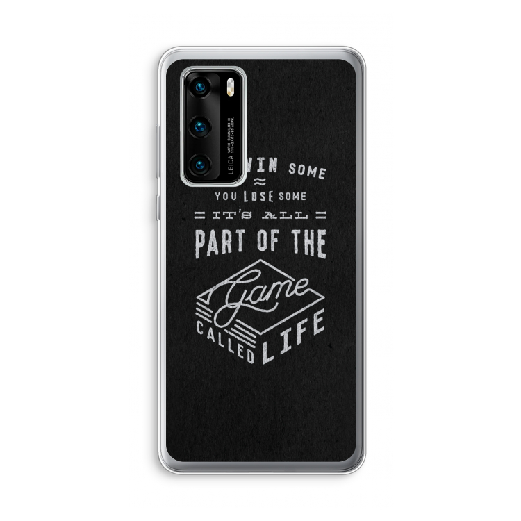 Life: Huawei P40 Transparant Hoesje