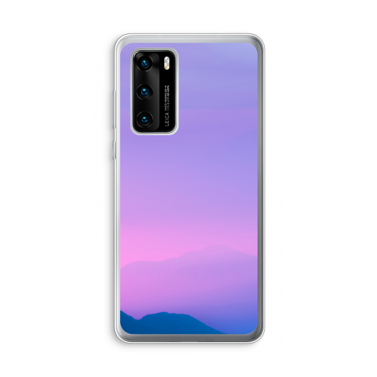 Sunset pastel: Huawei P40 Transparant Hoesje