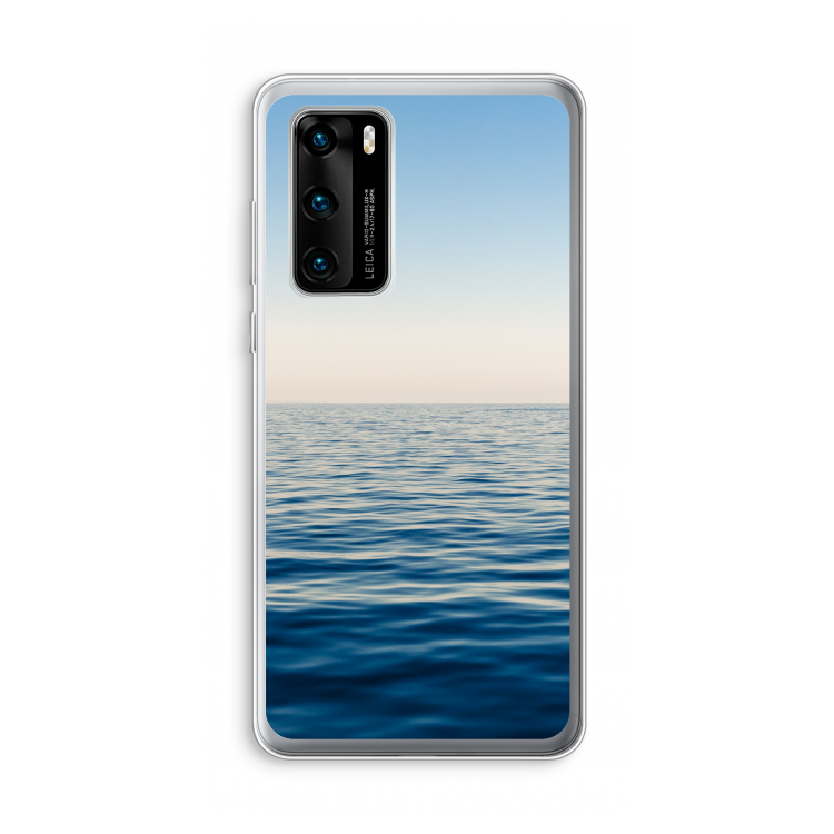 Water horizon: Huawei P40 Transparant Hoesje
