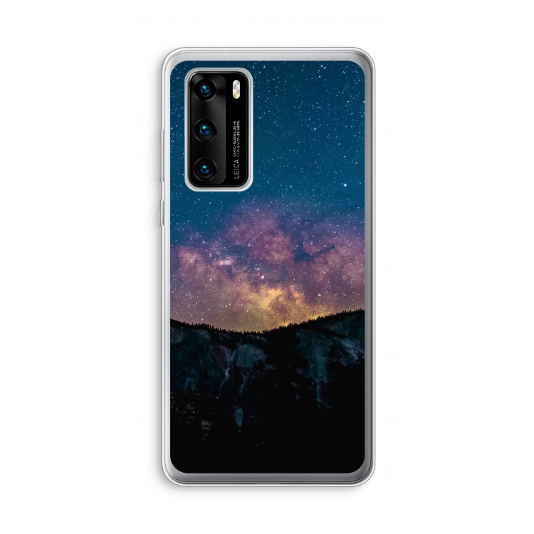 Travel to space: Huawei P40 Transparant Hoesje