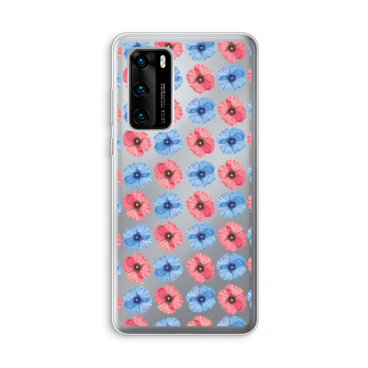 Klaproosjes: Huawei P40 Transparant Hoesje