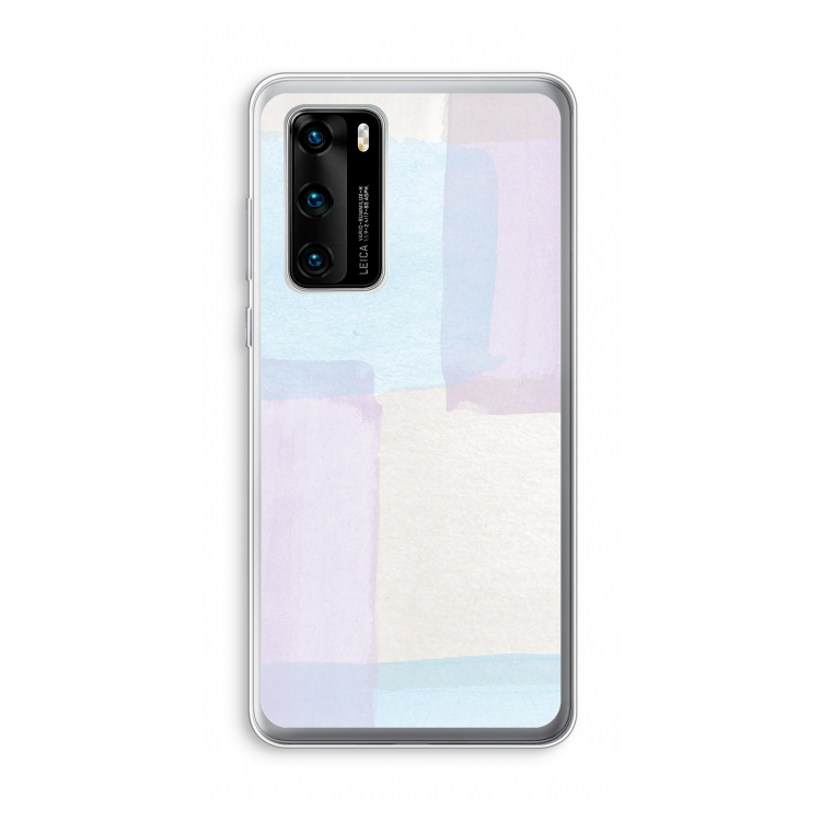 Square pastel: Huawei P40 Transparant Hoesje