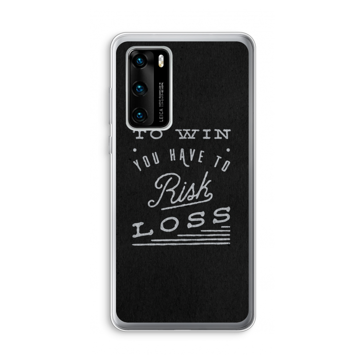 Risk loss: Huawei P40 Transparant Hoesje