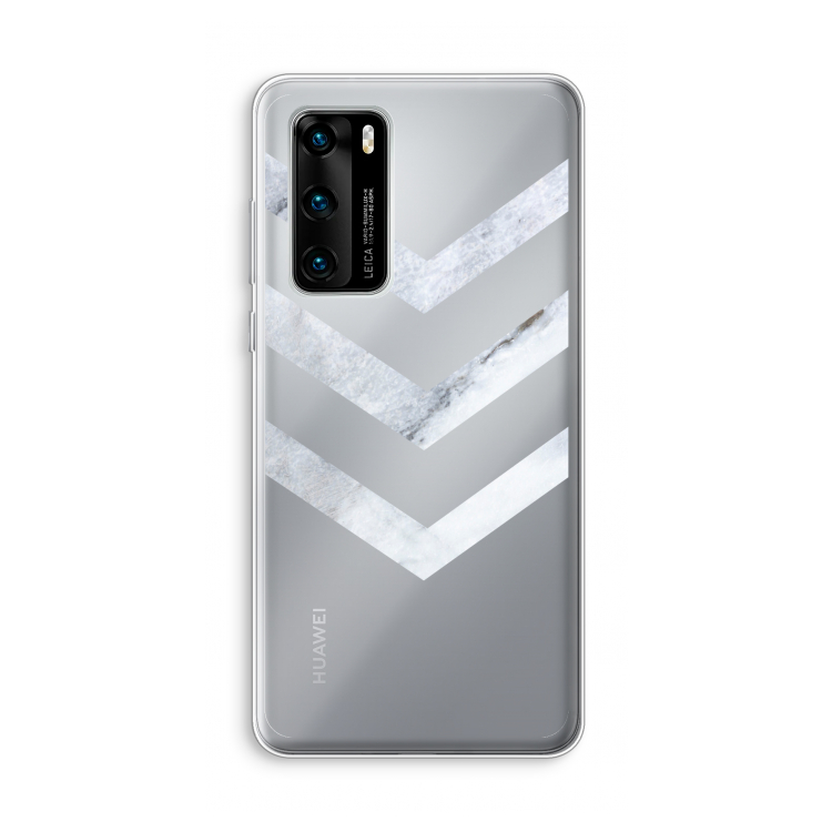 Marmeren pijlen: Huawei P40 Transparant Hoesje