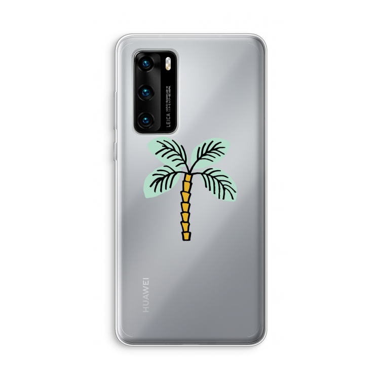Palmboom: Huawei P40 Transparant Hoesje