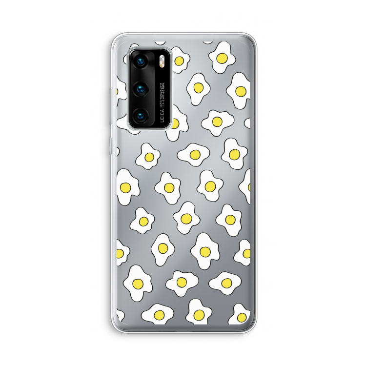 Spiegeleitjes: Huawei P40 Transparant Hoesje