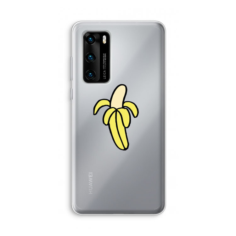 Banana: Huawei P40 Transparant Hoesje