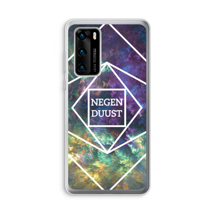 Negenduust ruimte: Huawei P40 Transparant Hoesje