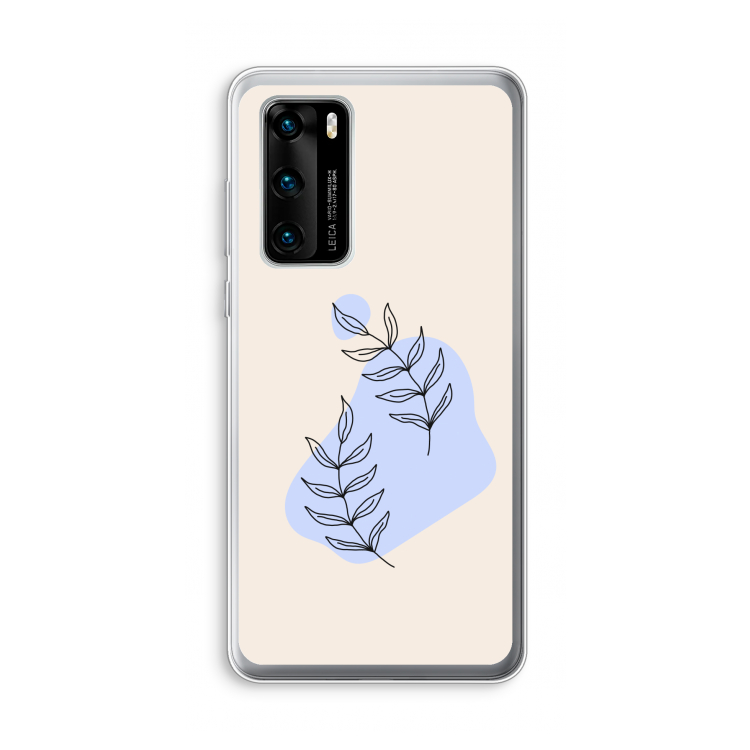 Leaf me if you can: Huawei P40 Transparant Hoesje