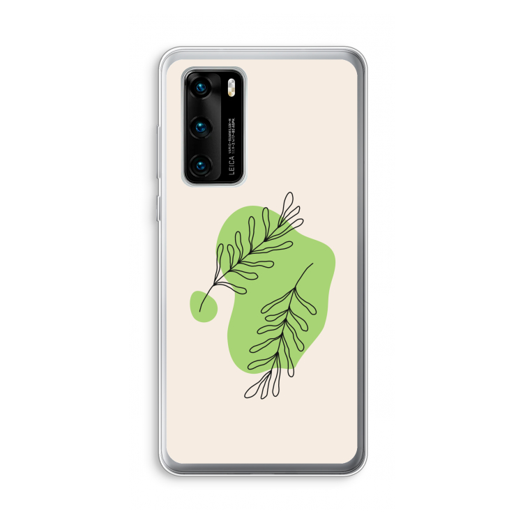 Beleaf in you: Huawei P40 Transparant Hoesje