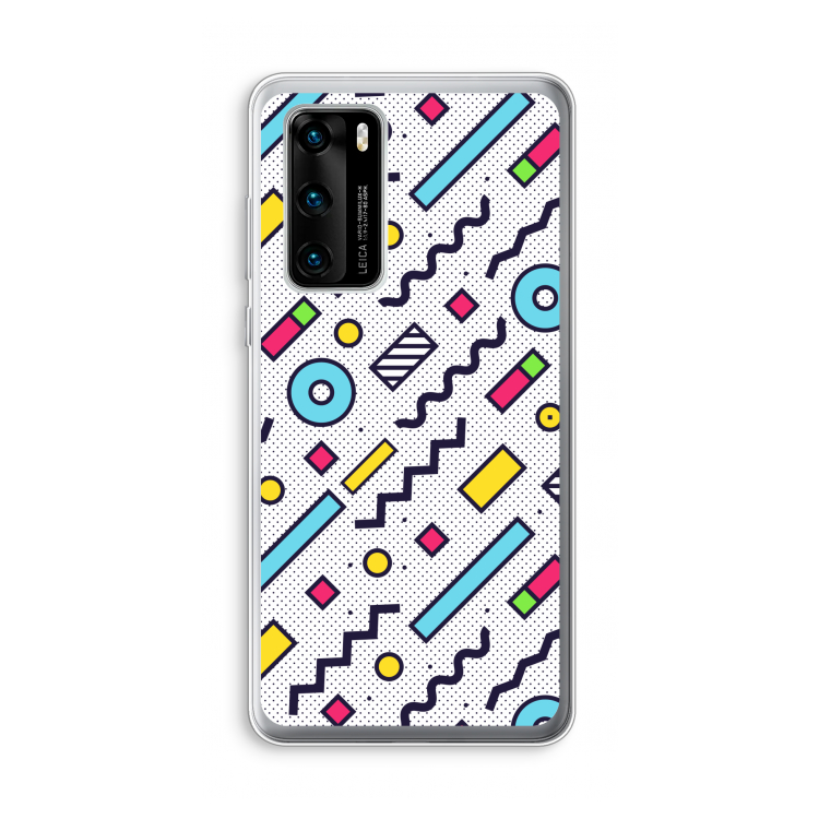 8-bit N°8: Huawei P40 Transparant Hoesje
