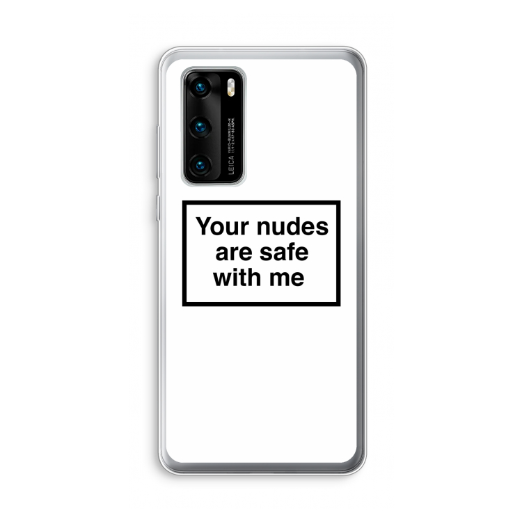 Safe with me: Huawei P40 Transparant Hoesje