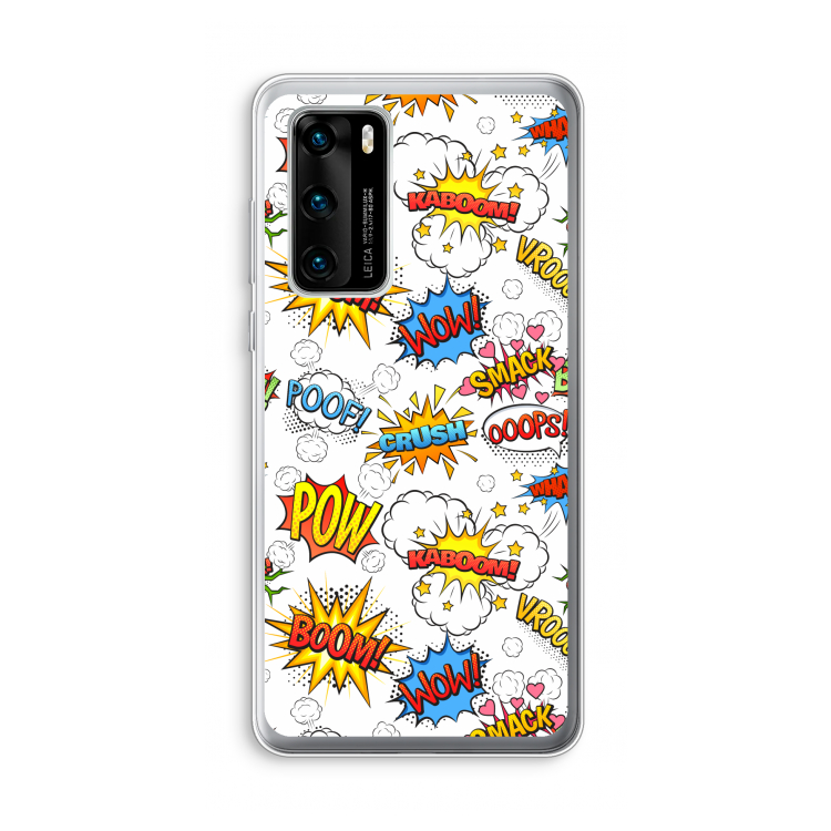 Pow Smack: Huawei P40 Transparant Hoesje