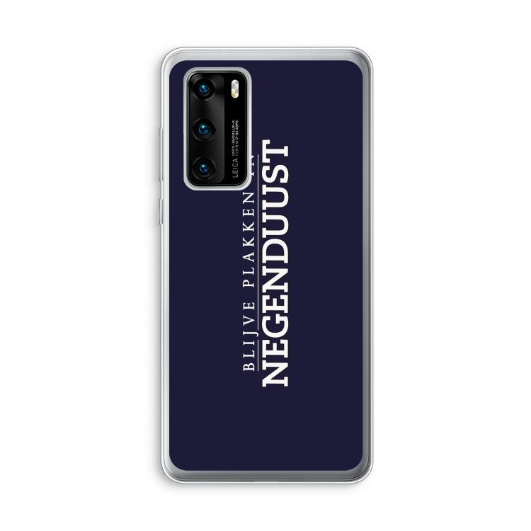 Blijve plakken in Negenduust: Huawei P40 Transparant Hoesje