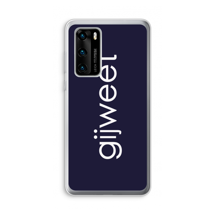 Gijweet: Huawei P40 Transparant Hoesje