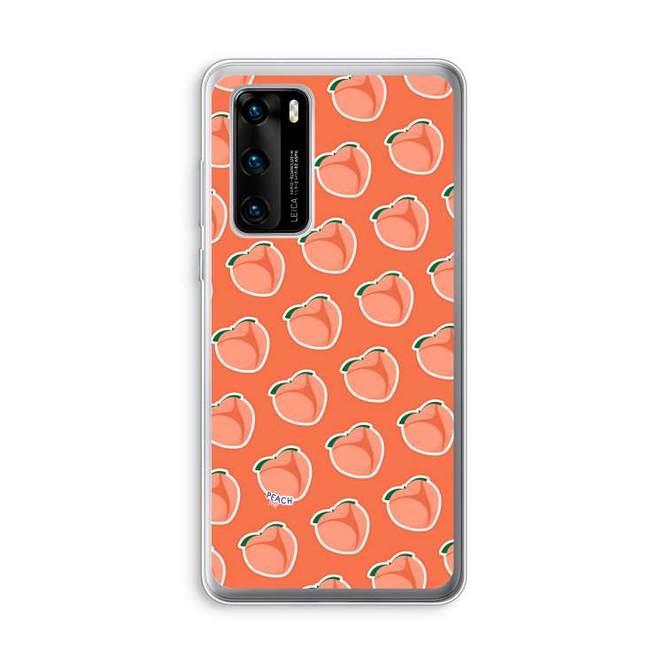 Just peachy: Huawei P40 Transparant Hoesje