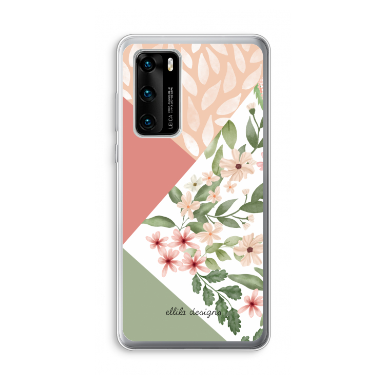Sweet heaven geometrics: Huawei P40 Transparant Hoesje