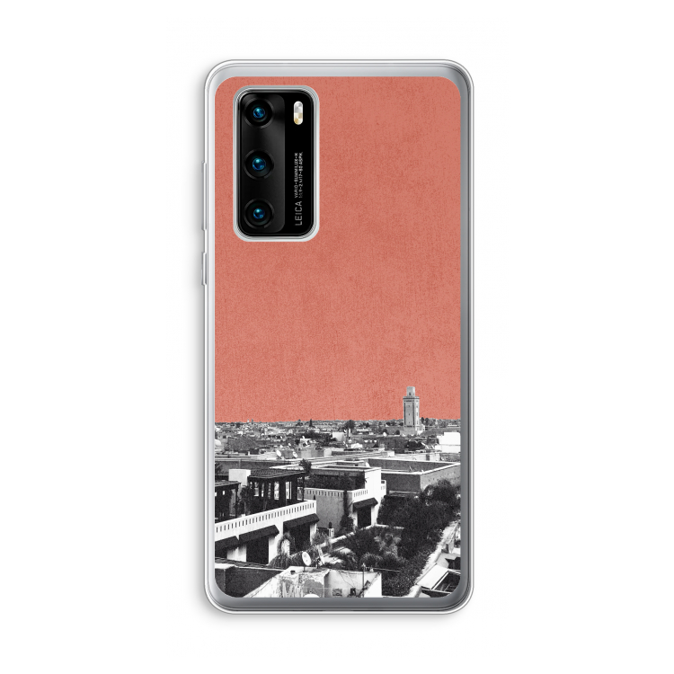 Marrakech Skyline : Huawei P40 Transparant Hoesje