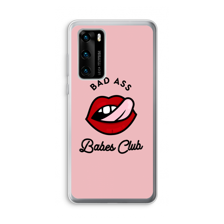 Badass Babes Club: Huawei P40 Transparant Hoesje