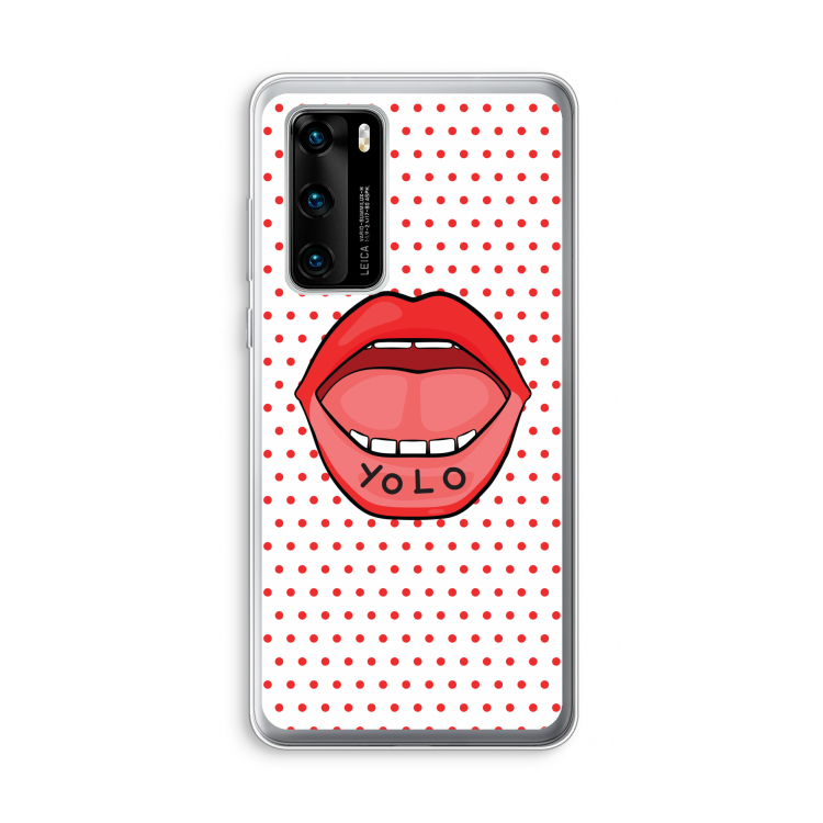 Yolo Denise: Huawei P40 Transparant Hoesje