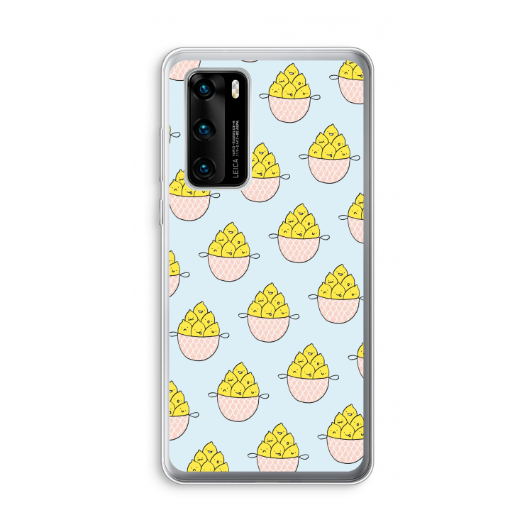 Citroenen: Huawei P40 Transparant Hoesje