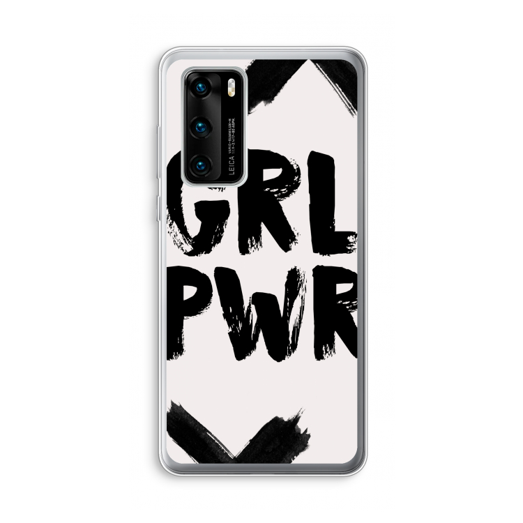Girl Power #2: Huawei P40 Transparant Hoesje