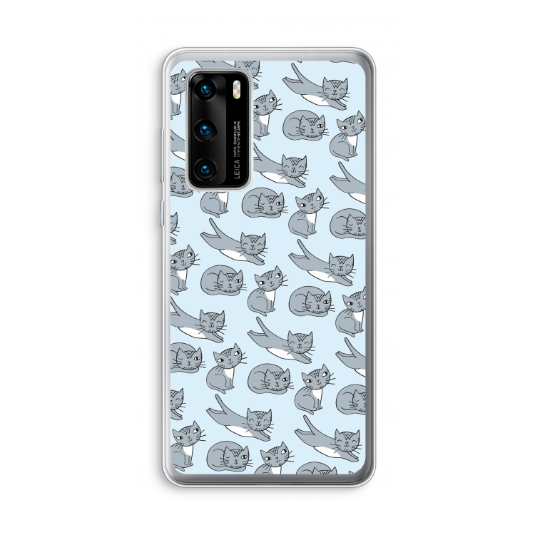 Poezen: Huawei P40 Transparant Hoesje
