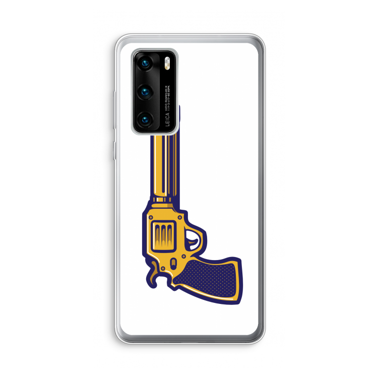 Pew Pew Pew: Huawei P40 Transparant Hoesje