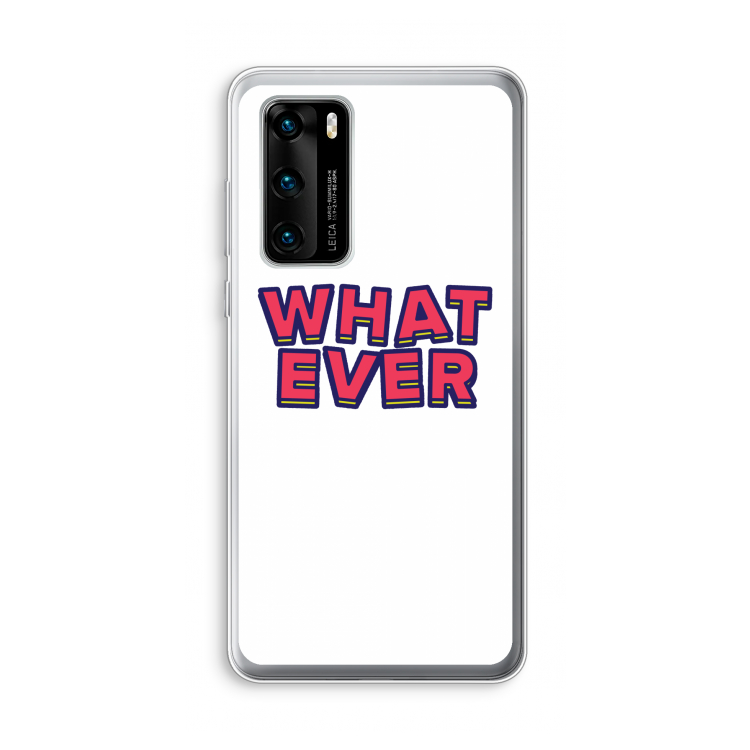 Whatever: Huawei P40 Transparant Hoesje