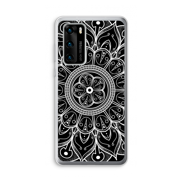 Roses Are Red: Huawei P40 Transparant Hoesje