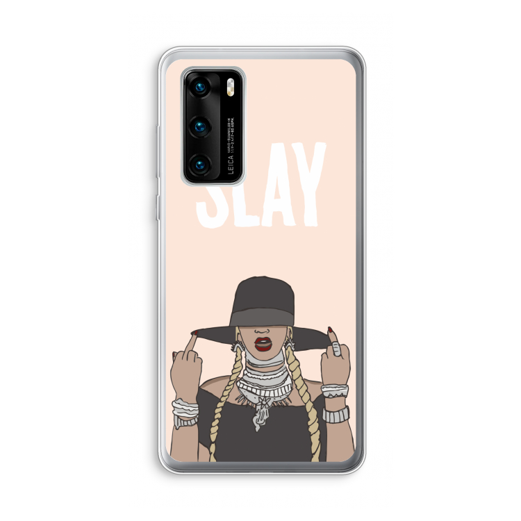 Slay All Day: Huawei P40 Transparant Hoesje