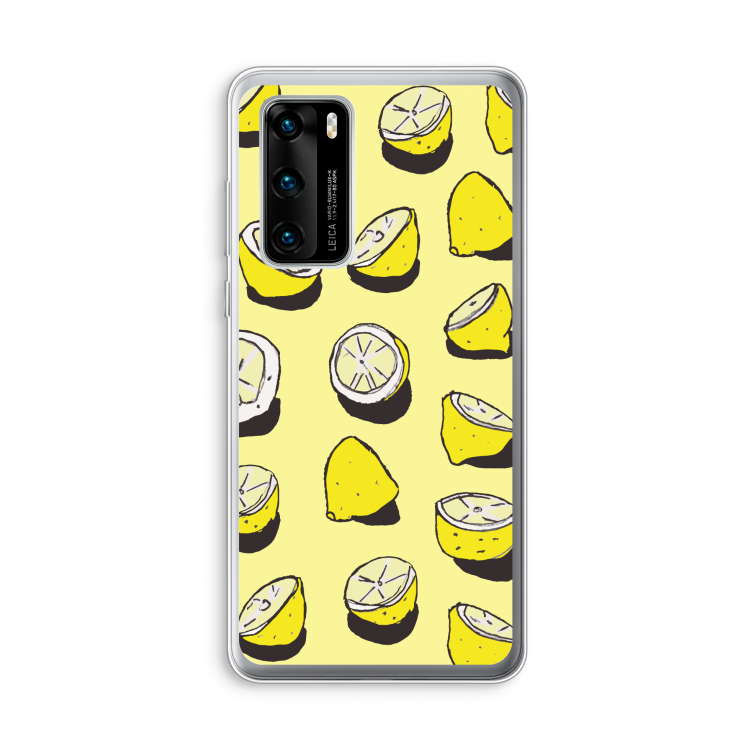 When Life Gives You Lemons...: Huawei P40 Transparant Hoesje