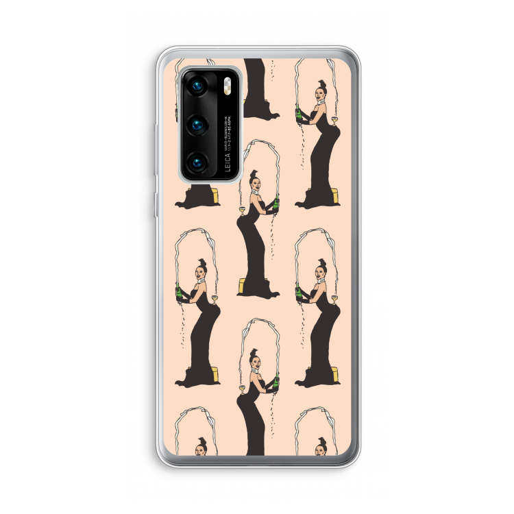 Pop Some Kim: Huawei P40 Transparant Hoesje