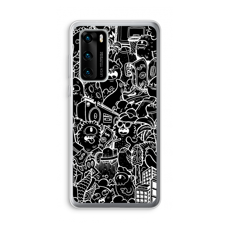 Vexx Black City : Huawei P40 Transparant Hoesje
