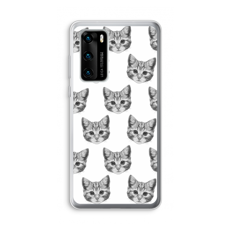 Kitten: Huawei P40 Transparant Hoesje