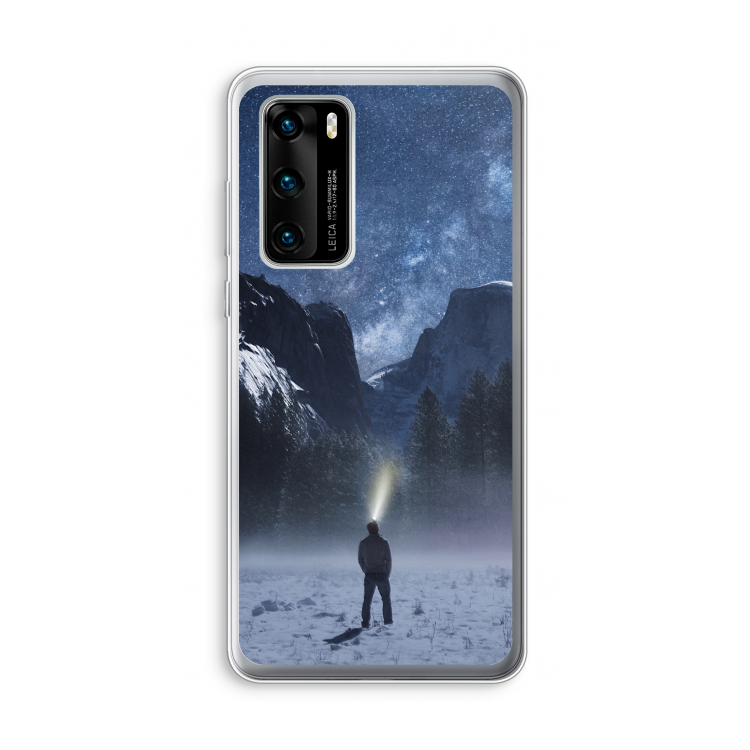 Wanderlust: Huawei P40 Transparant Hoesje