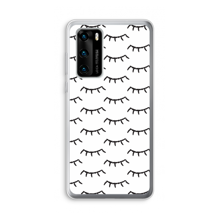 Wimpers: Huawei P40 Transparant Hoesje