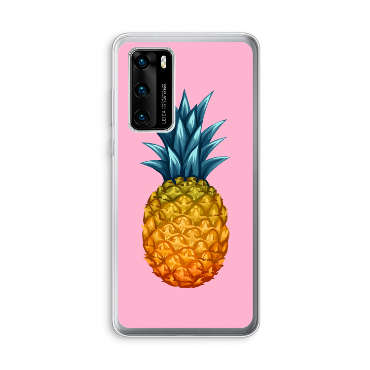 Grote ananas: Huawei P40 Transparant Hoesje
