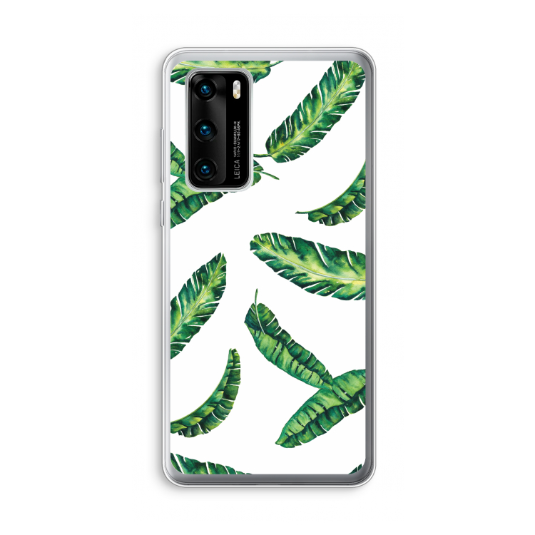 Lange bladeren: Huawei P40 Transparant Hoesje