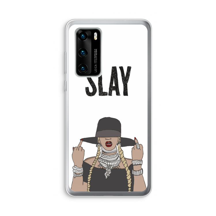 Slay All Day: Huawei P40 Transparant Hoesje