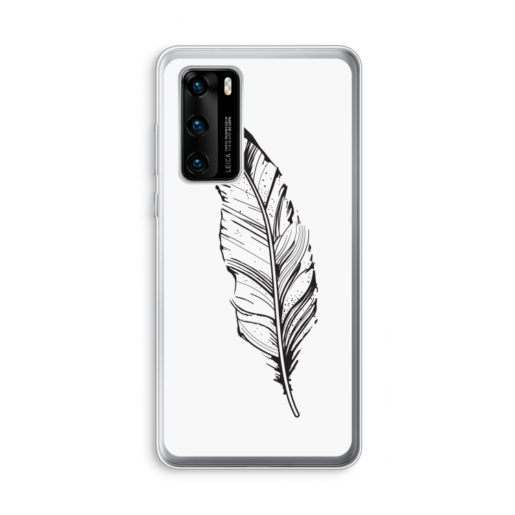 Pluim: Huawei P40 Transparant Hoesje