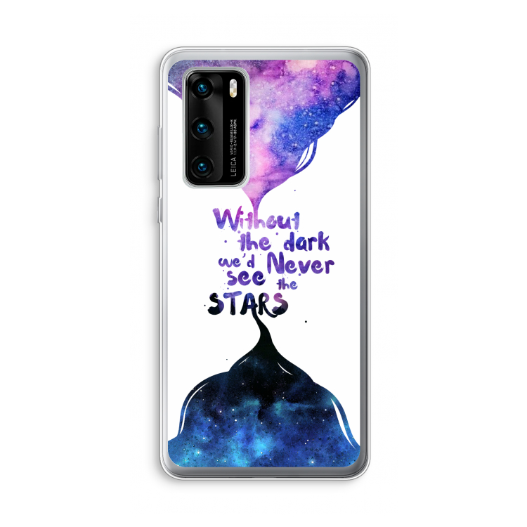Stars quote: Huawei P40 Transparant Hoesje