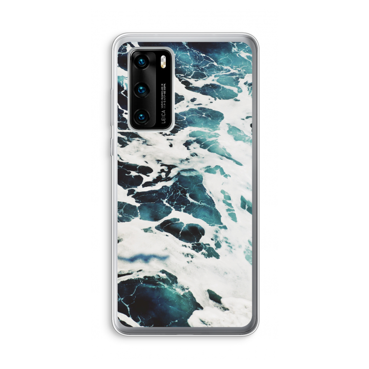 Golven: Huawei P40 Transparant Hoesje