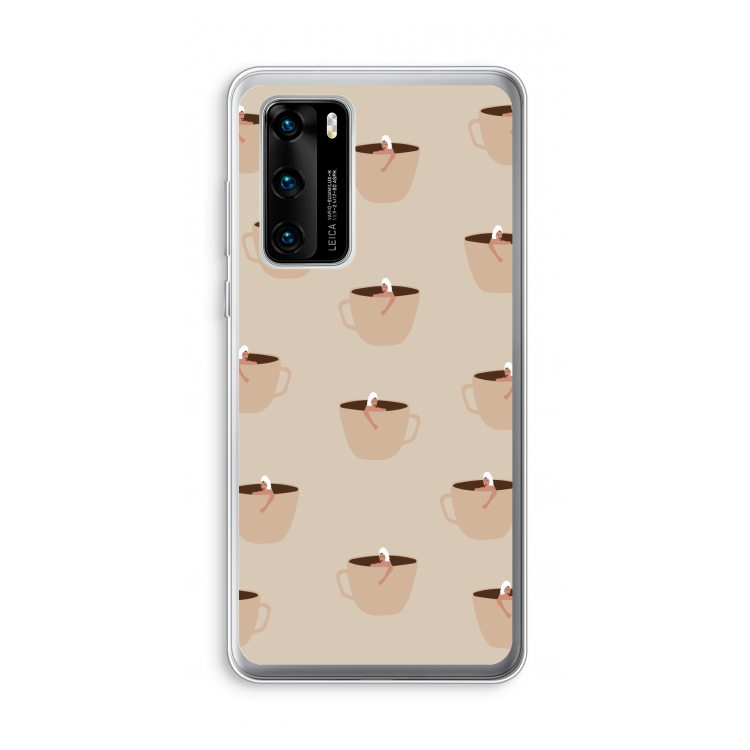 Morning coffee: Huawei P40 Transparant Hoesje