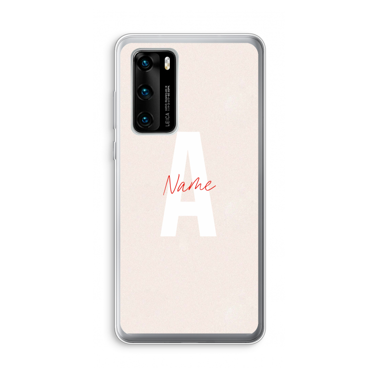 Strawberry Milkshake: Huawei P40 Transparant Hoesje