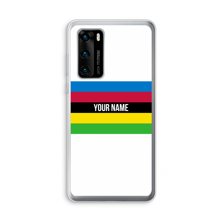 WK Wielrennen: Huawei P40 Transparant Hoesje