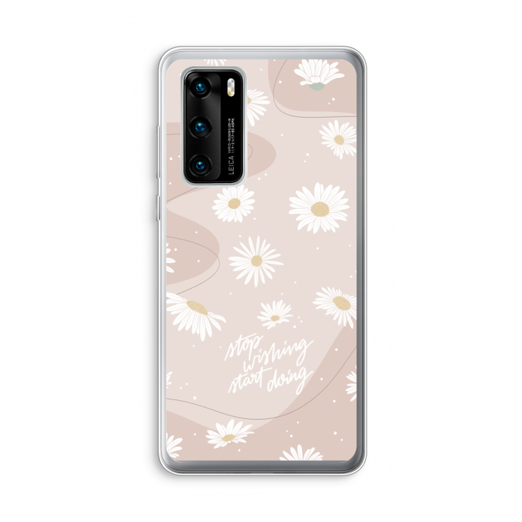 Daydreaming becomes reality: Huawei P40 Transparant Hoesje