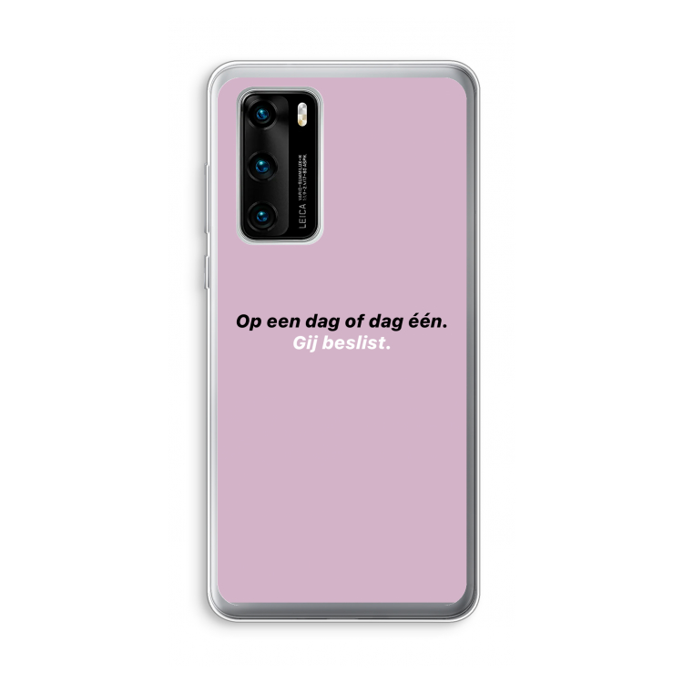 gij beslist: Huawei P40 Transparant Hoesje